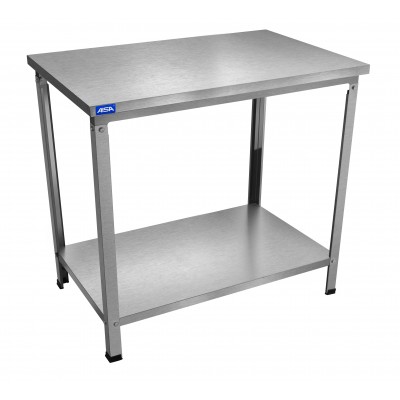 Mesa de Inox Paneleiro Liso Cego 60 x 100 - Aisa